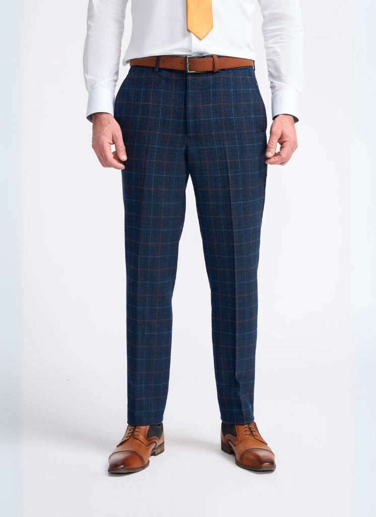 Cavani - Pantalon Tweed Cody Blue