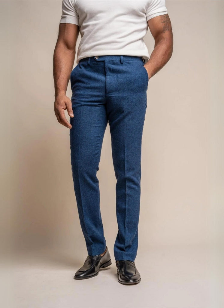 Cavani - Pantalon Tweed Orson Blue