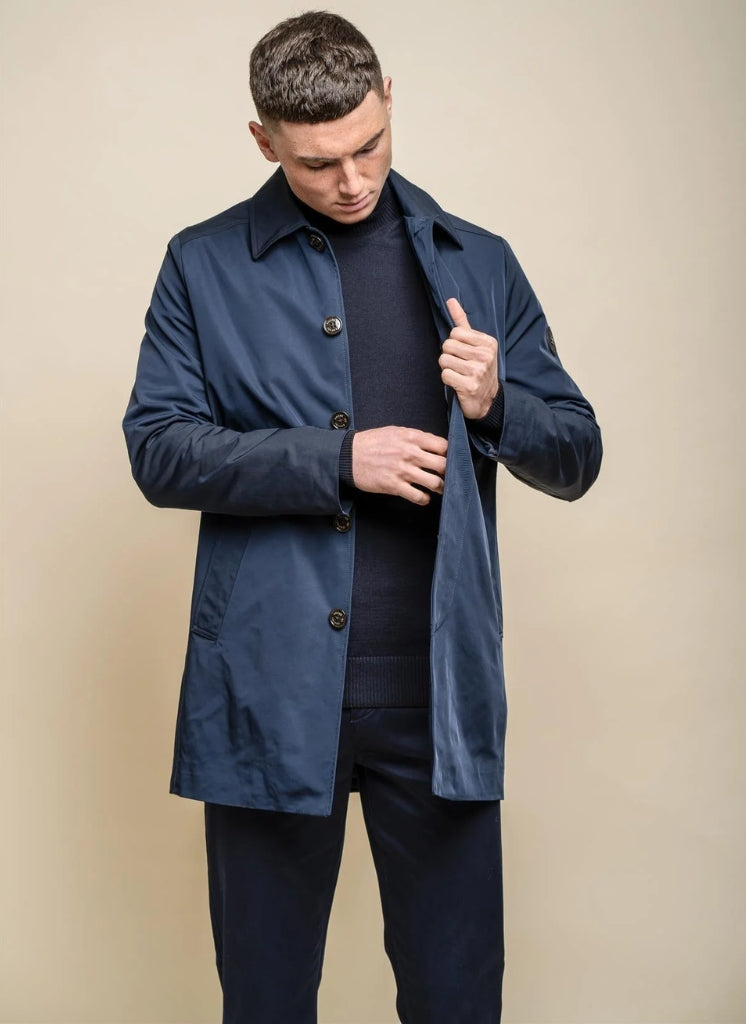 Cavani Barracuda Coat - Navy