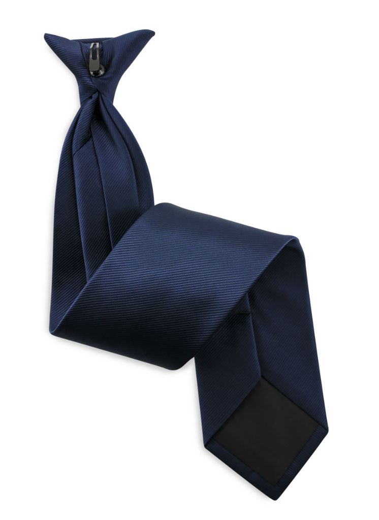 Clipstropdas Marineblauw