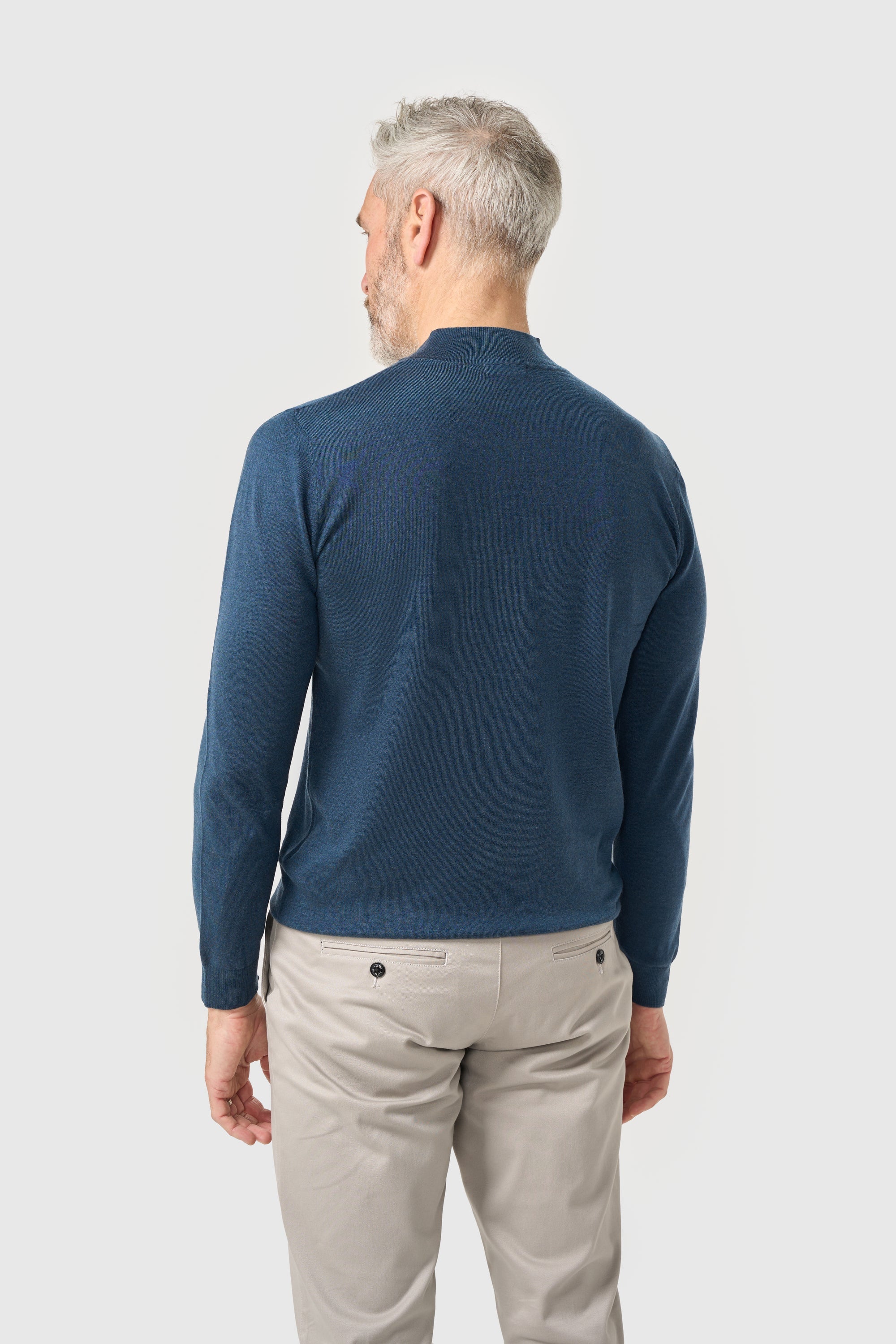 Cavani Colt Marl Blue - Trui met hoge hals heren 3