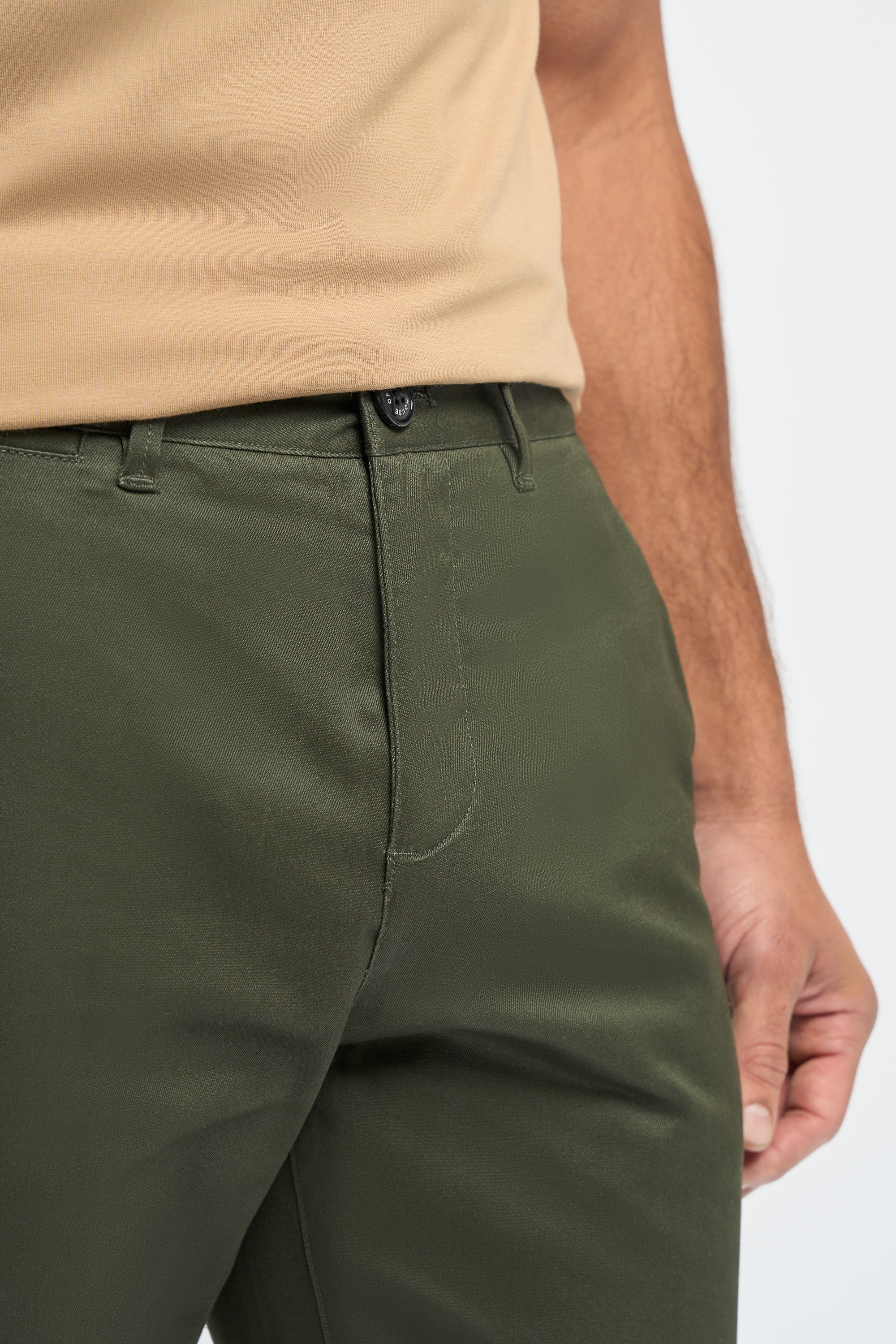 Chino broek heren Olive - Cavani Dakota