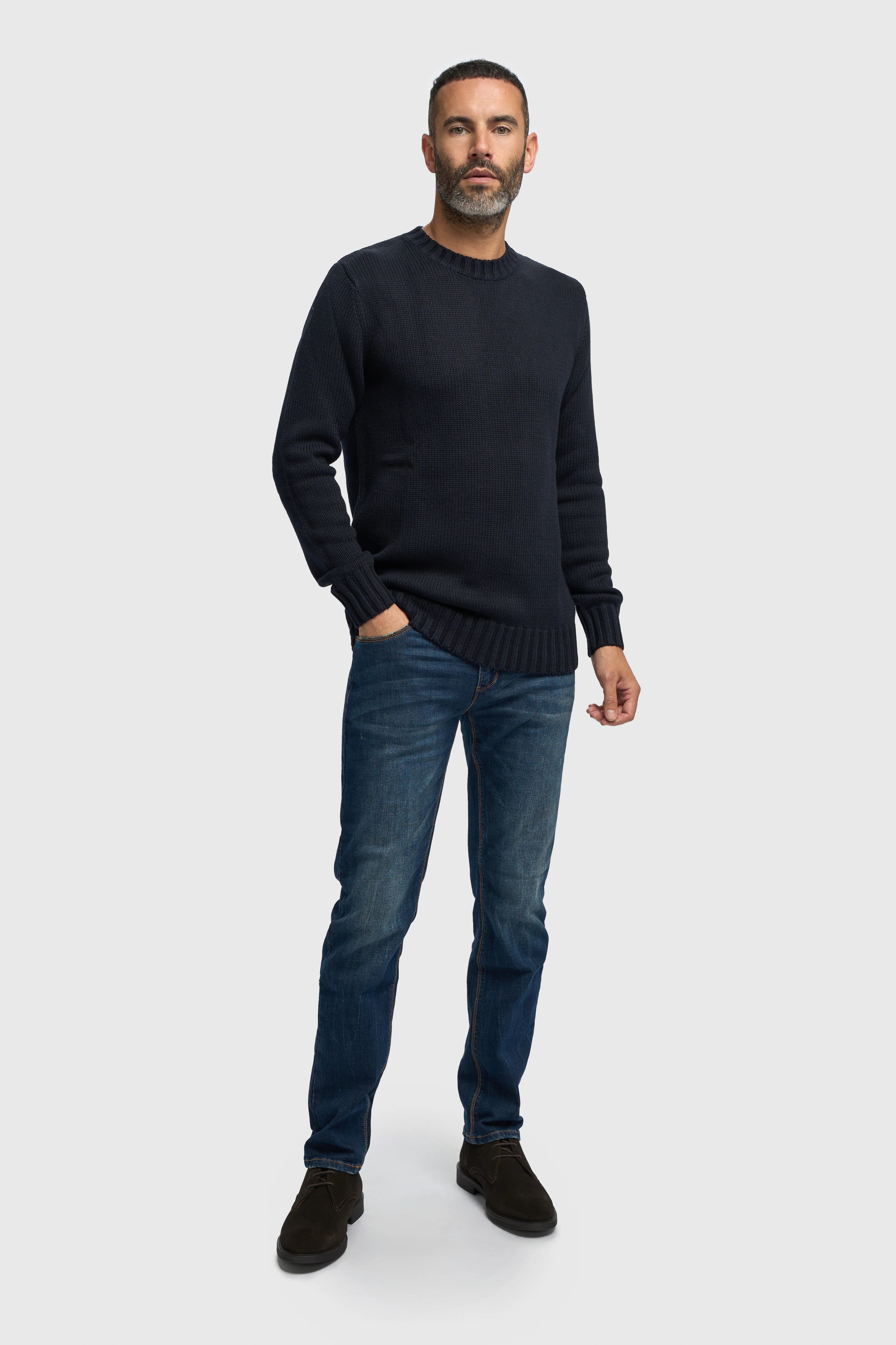 Cavani - Navy Jumper Farrel