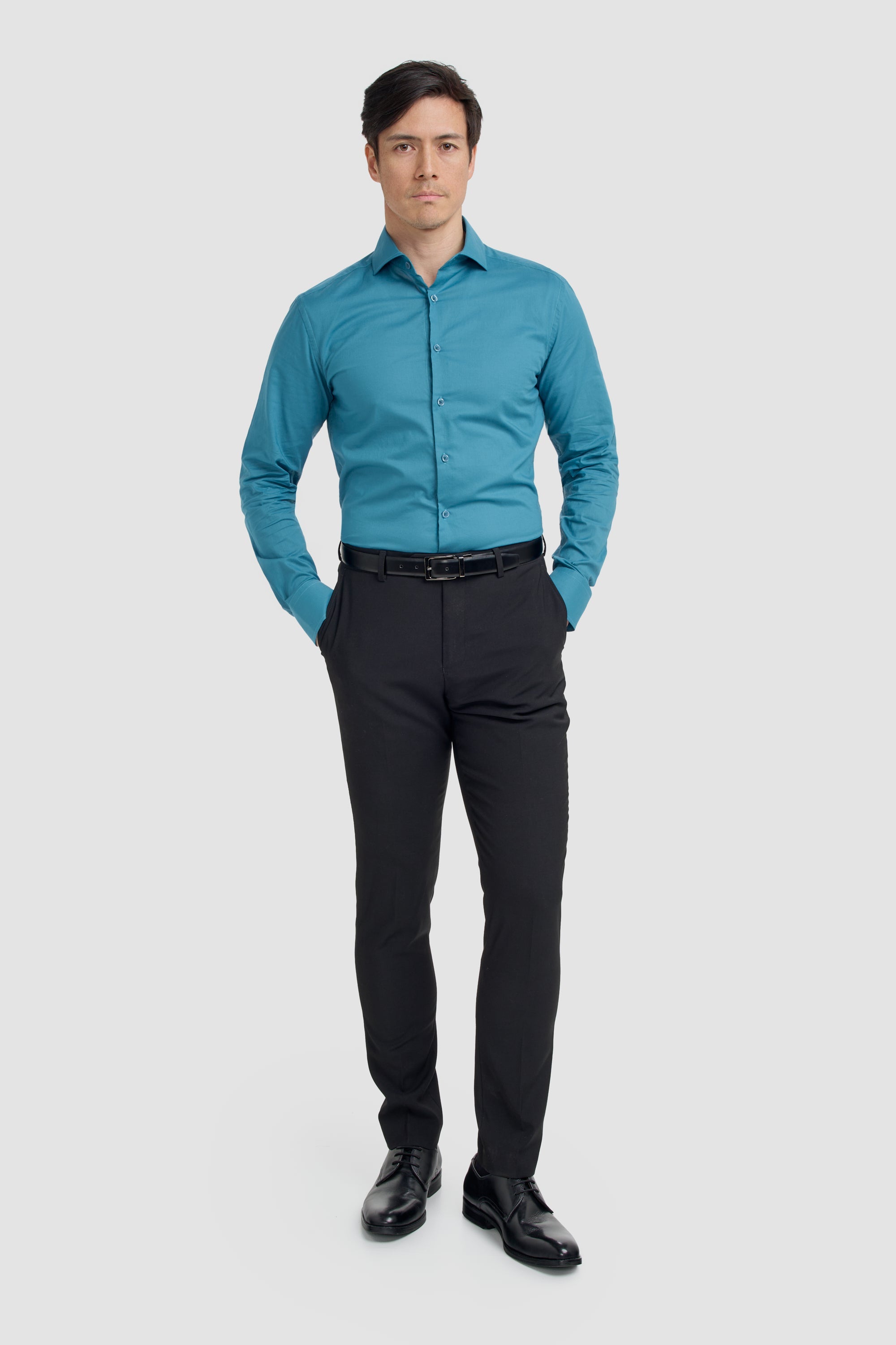 Cavani Flamino Aqua - Katoenen overhemd heren 2