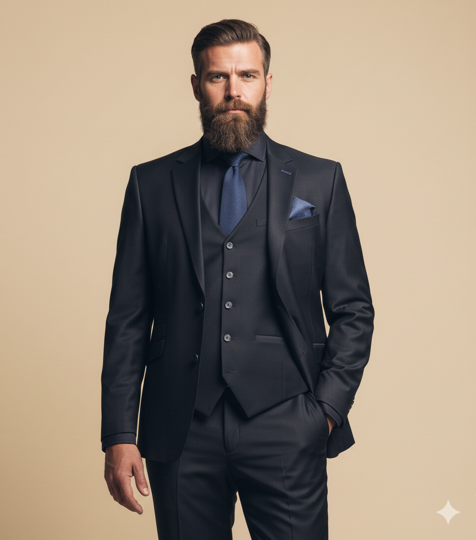 3-delig Navy Herenpak - Cavani Bond Midnight Navy