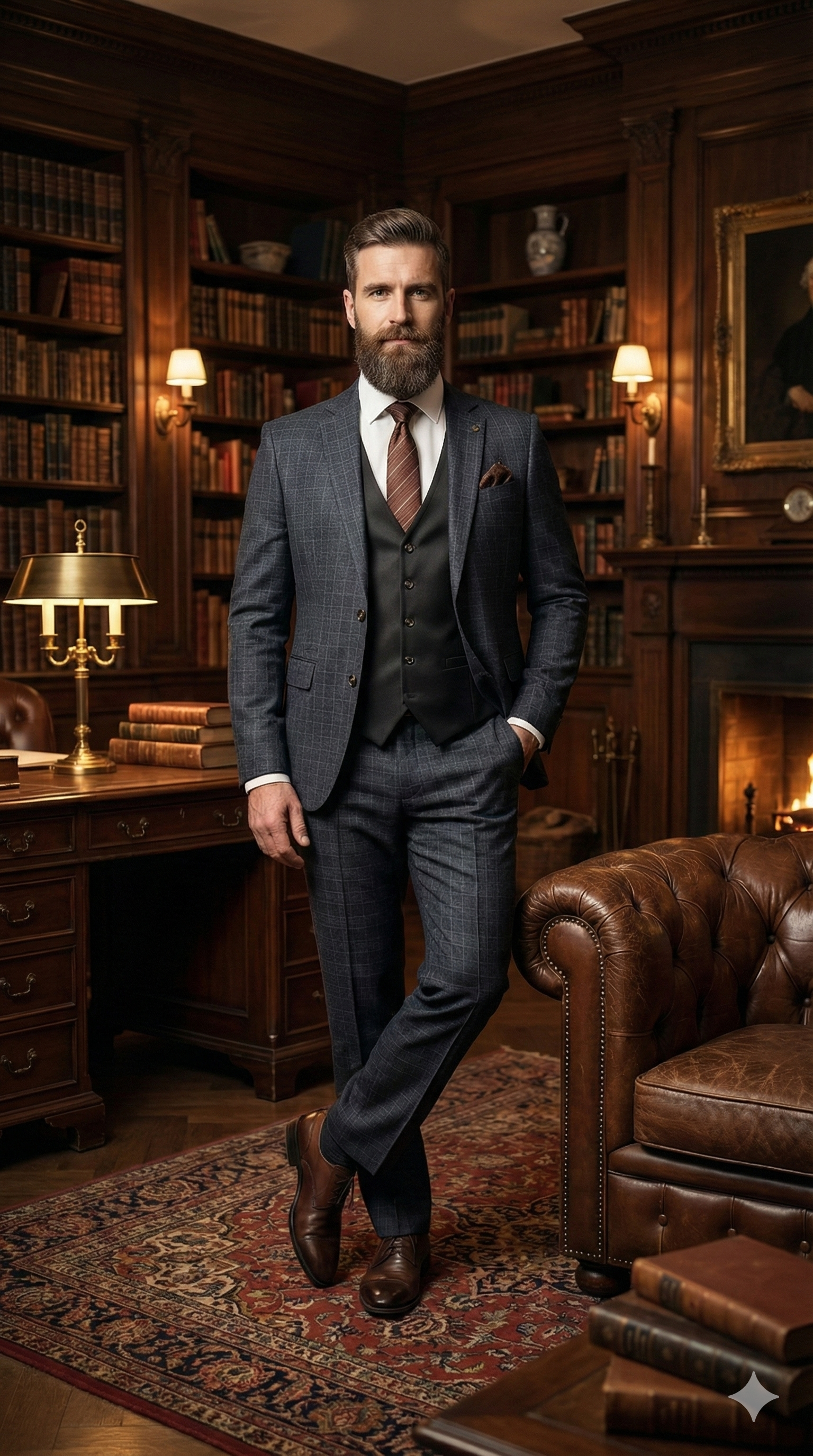 CASTLESON Phantom - Driedelig Herenpak Grey Mix & Match