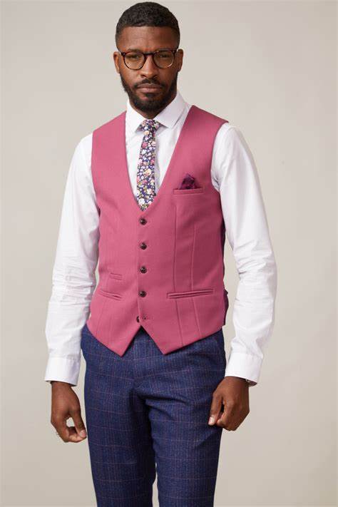 Kelvin Berry Gilet - Single Breasted - gilet