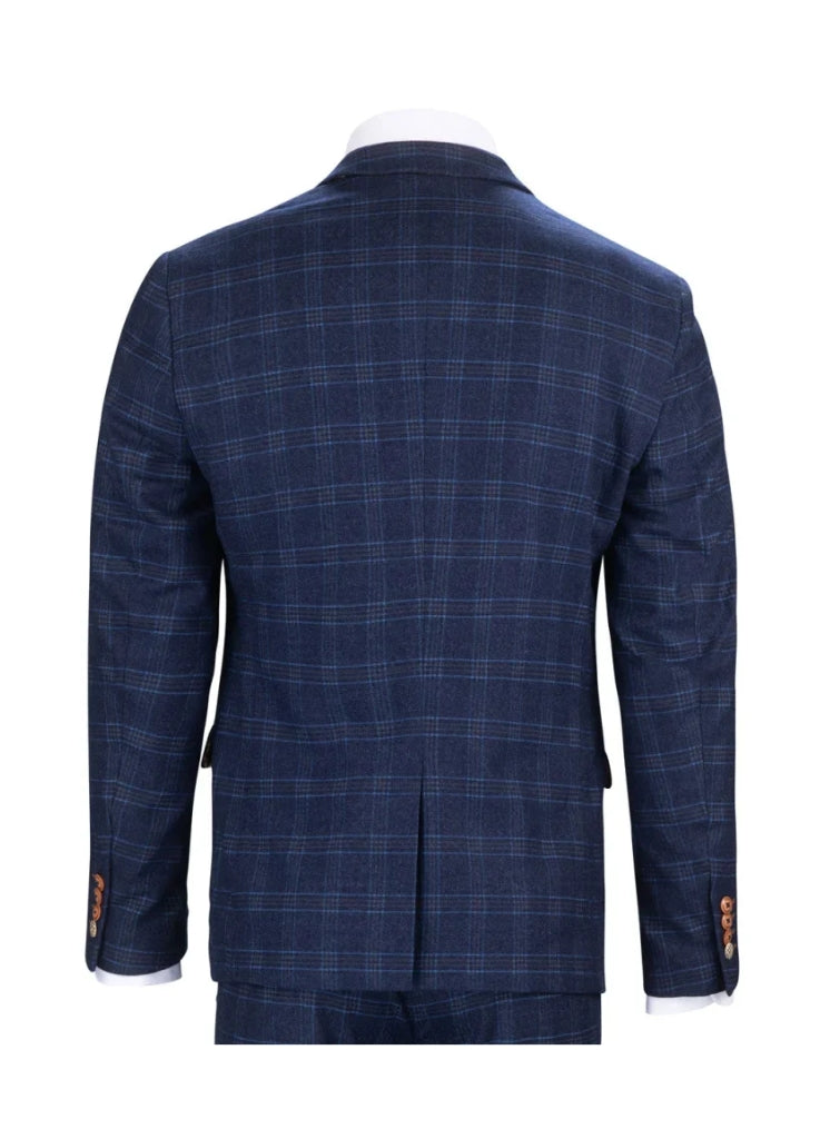 Marc Darcy - Colbert Blauw Chigwell Tweed