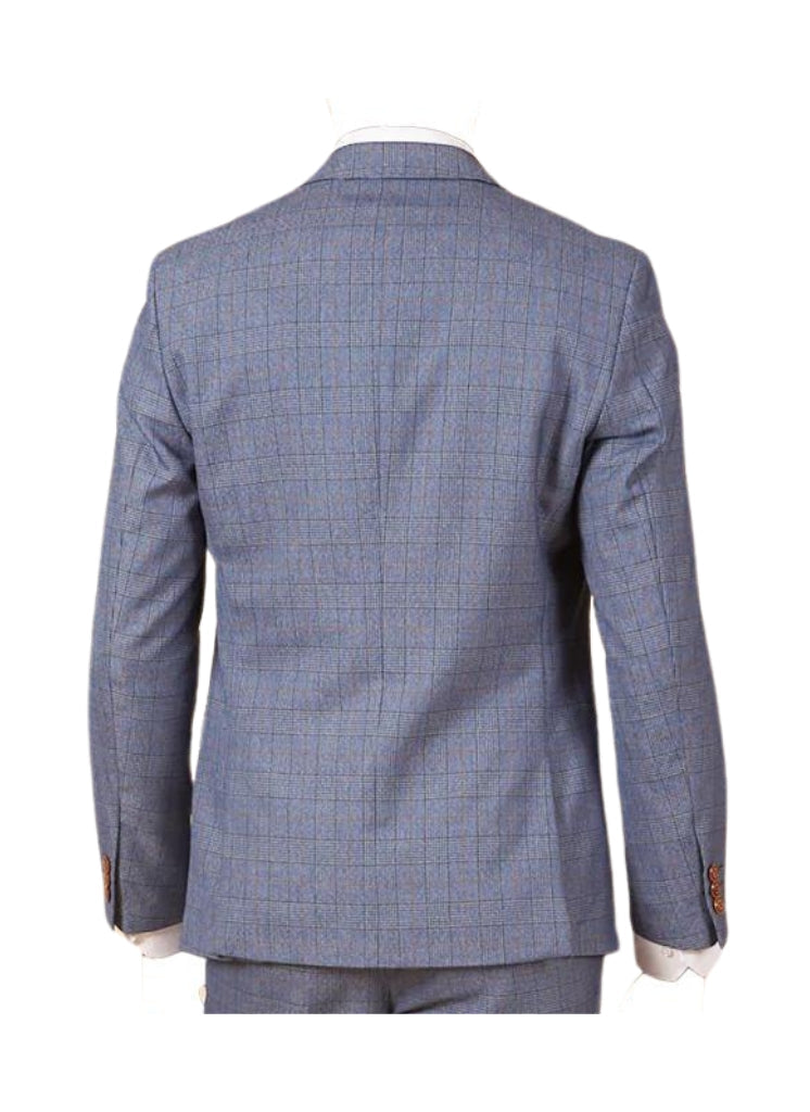 Marc Darcy - Colbert George Light Blue Check