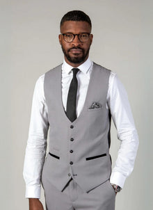 Marc Darcy - Gilet Grijs Edwin Silver