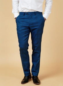 Marc Darcy - Pantalon Check Jerry Blue