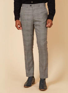Marc Darcy - Pantalon Check Jerry Grey