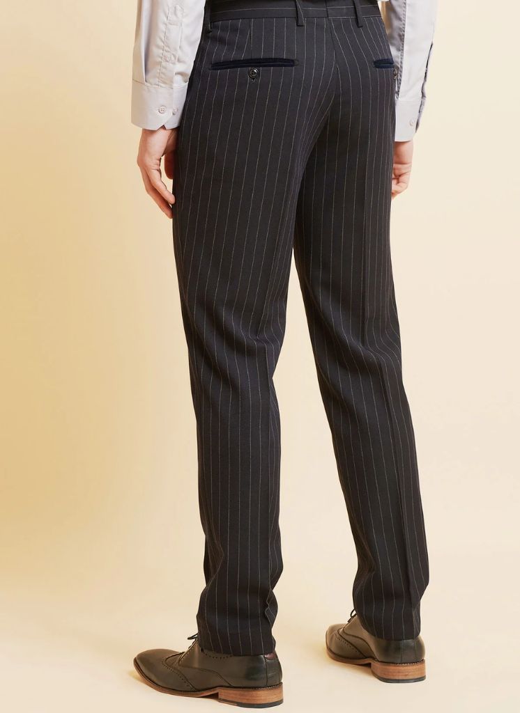 Marc Darcy - Pantalon Gestreept Rocco Navy - 2