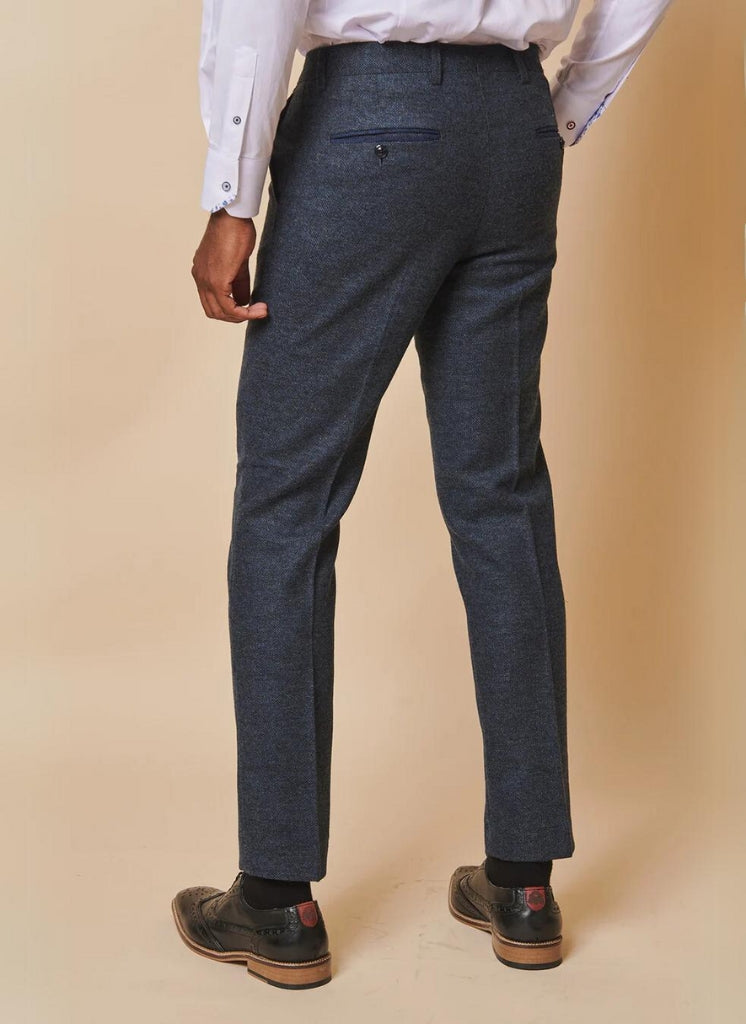 Marc Darcy - Pantalon Marlow Blue Tweed