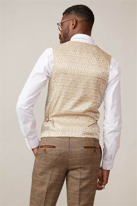 Kelvin Cream Gilet - Double Breasted - gilet