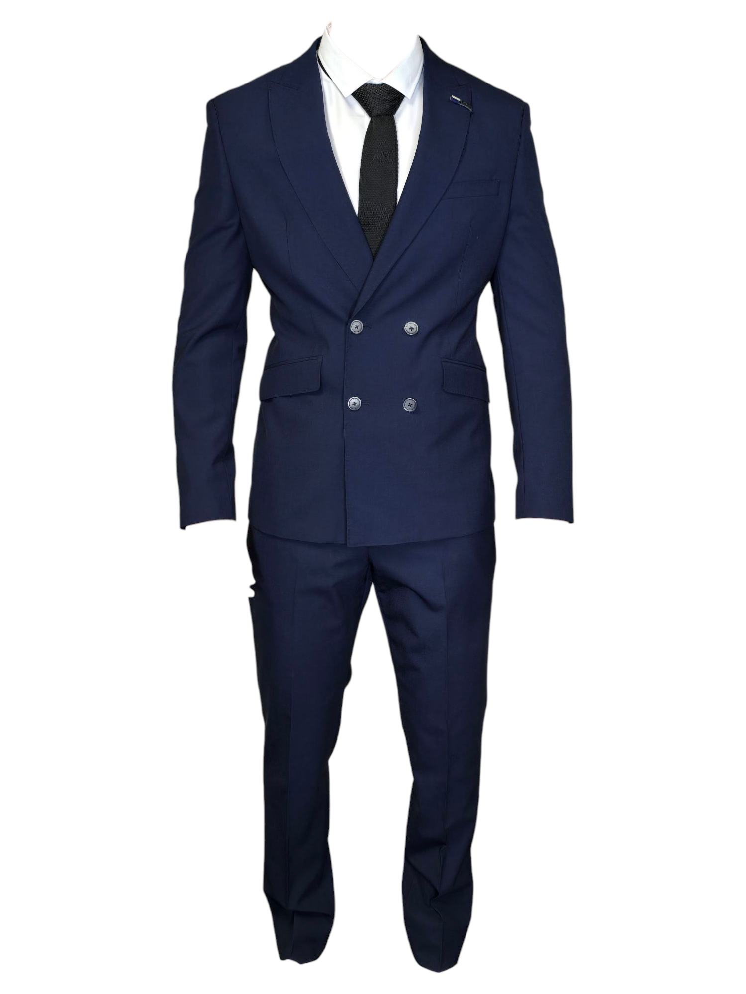 2-delig pak - Double Breasted - Cavani Victorious Navy Suit 2pc