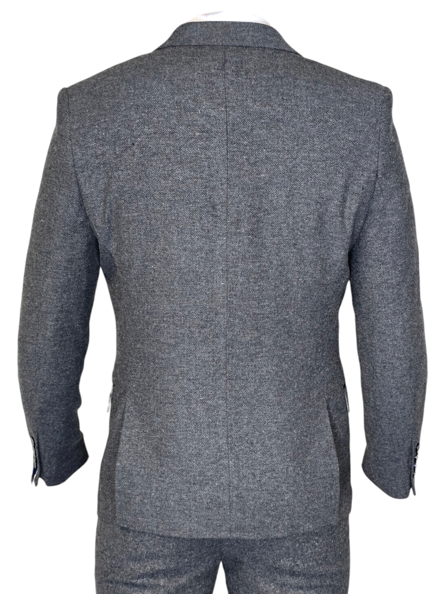 2-delig pak - Grijs Tweed heren kostuum - Cavani Martez grey suit 2pc