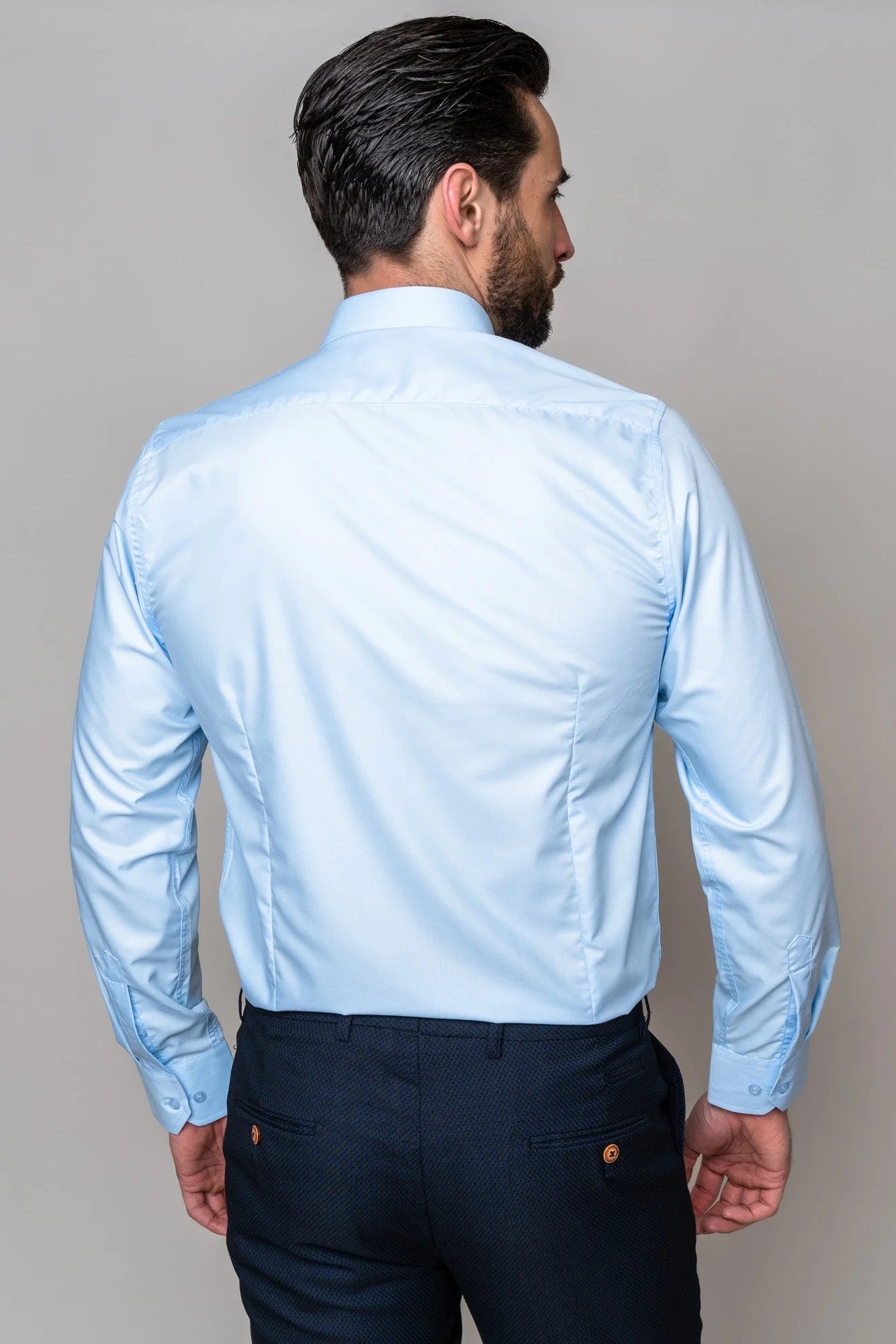 Marc Darcy - Overhemd Carter Sky Blue