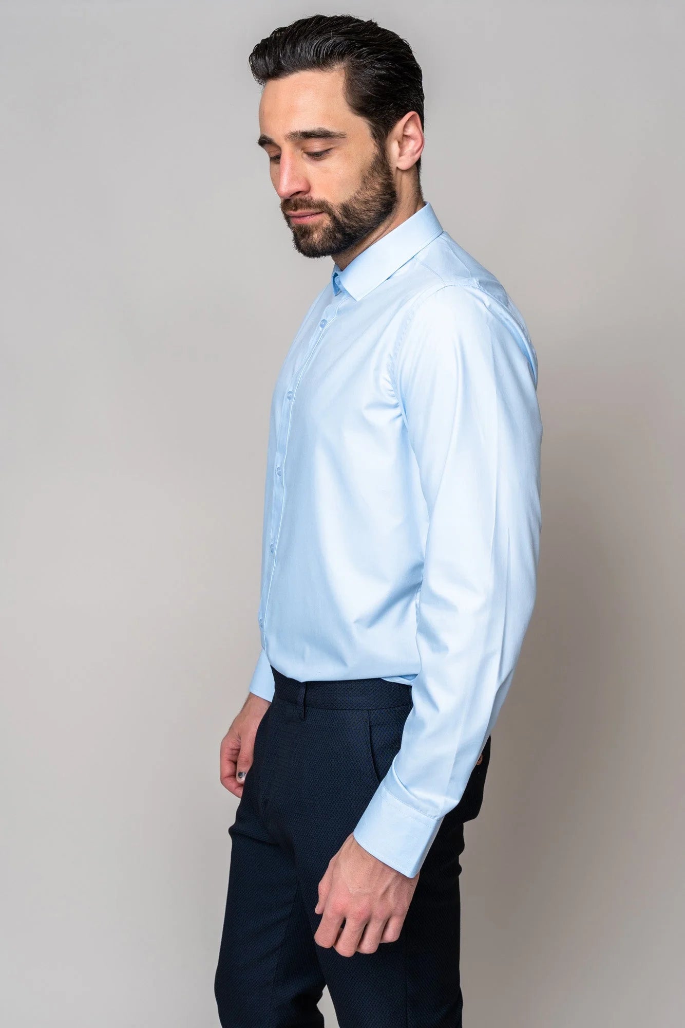 Marc Darcy - Overhemd Carter Sky Blue