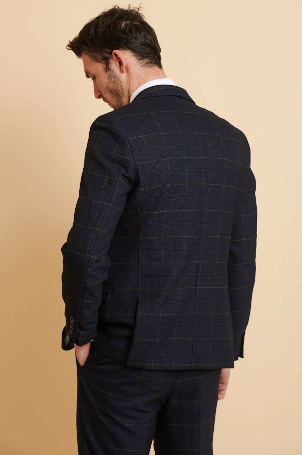 Driedelig Navy Gentlemens suit - Edison Greenline