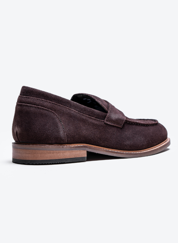 Cavani Jordan Suède Loafers - Donkerbruin