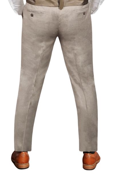 TAVERNY - Pantalon Major Beige