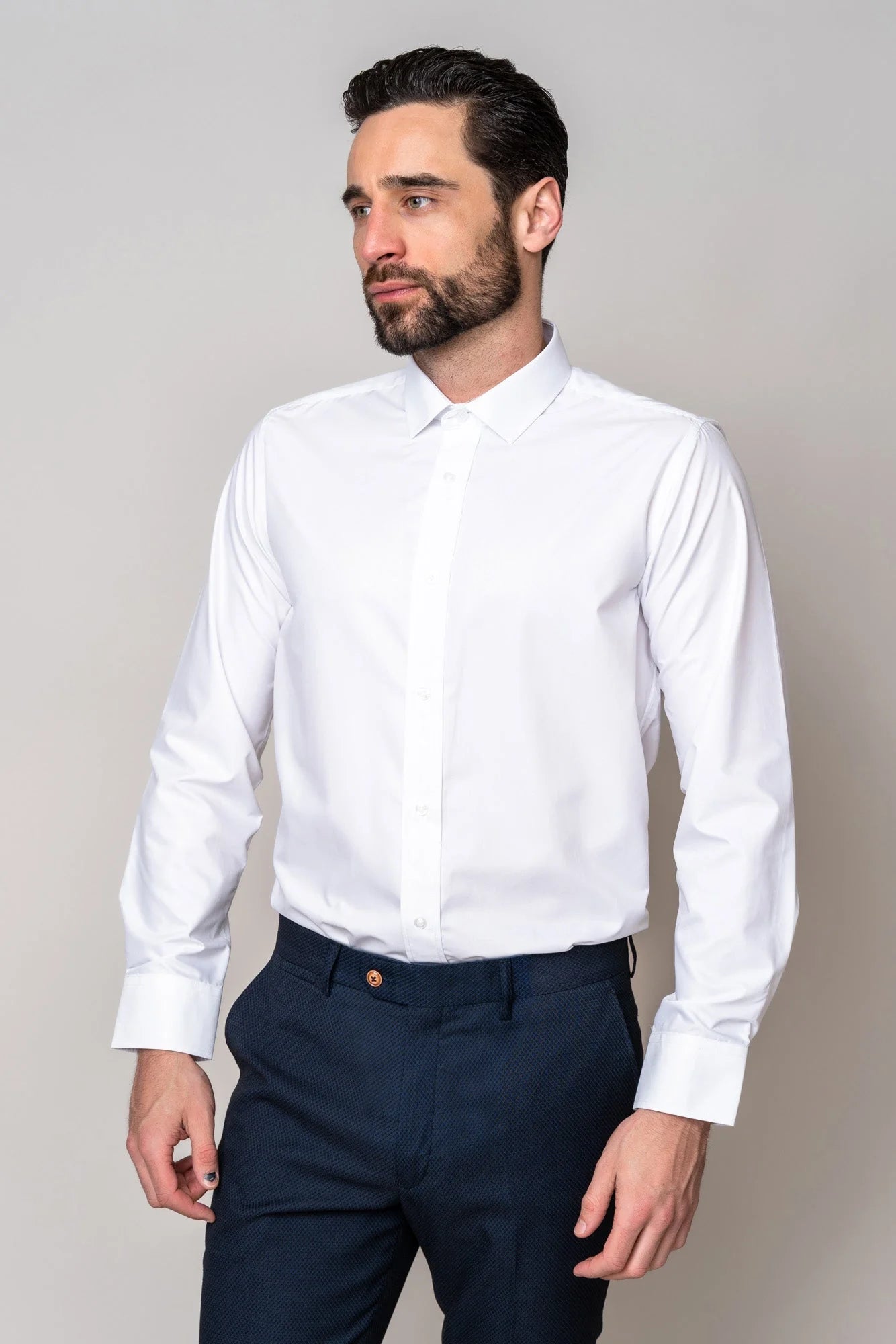 Marc Darcy - Overhemd Carter White
