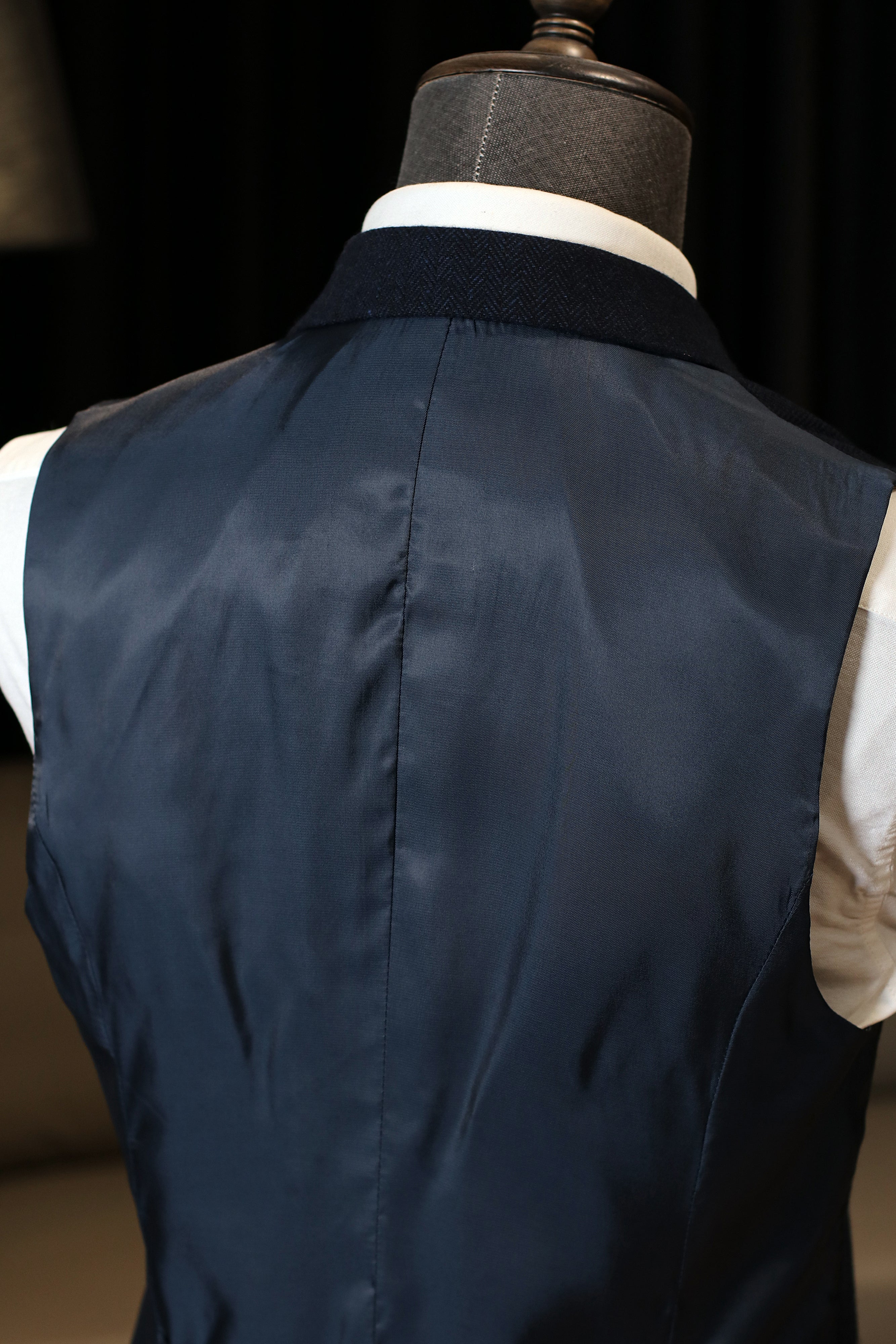 CASTLESON Chief - Herrkostym Marinblå tweed