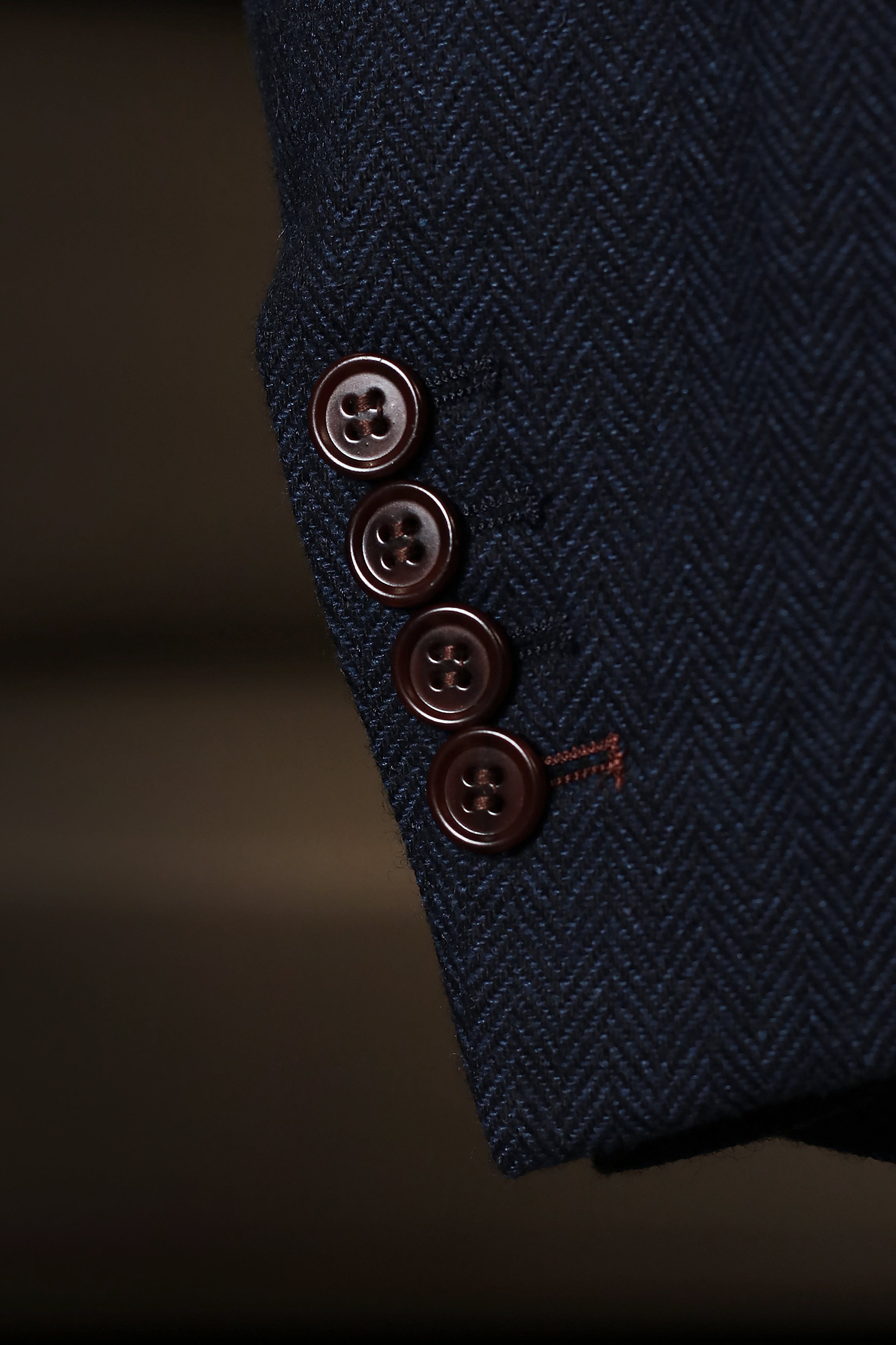 CASTLESON Chief - Herrkostym Marinblå tweed