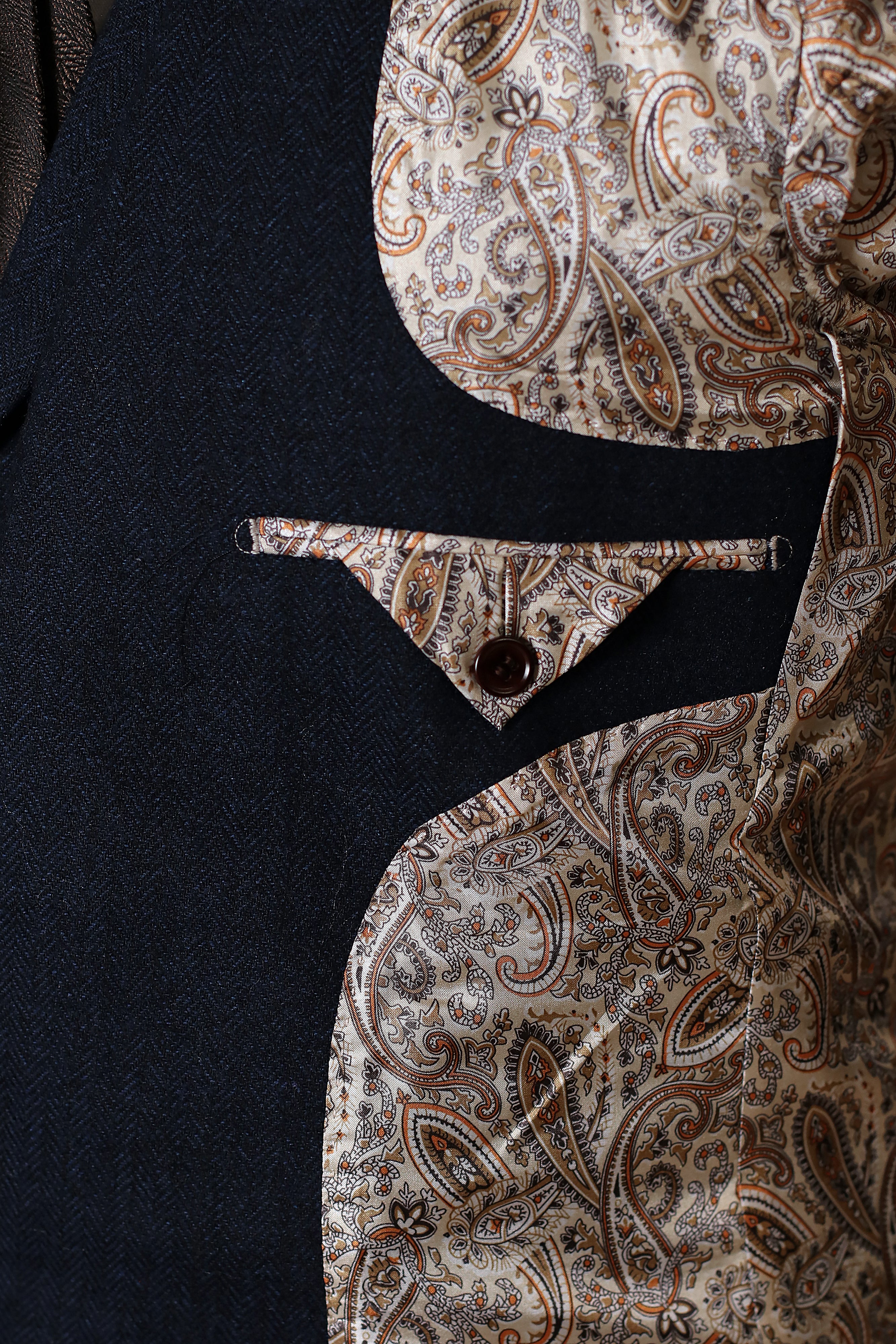 CASTLESON Chief - Herrkostym Marinblå tweed