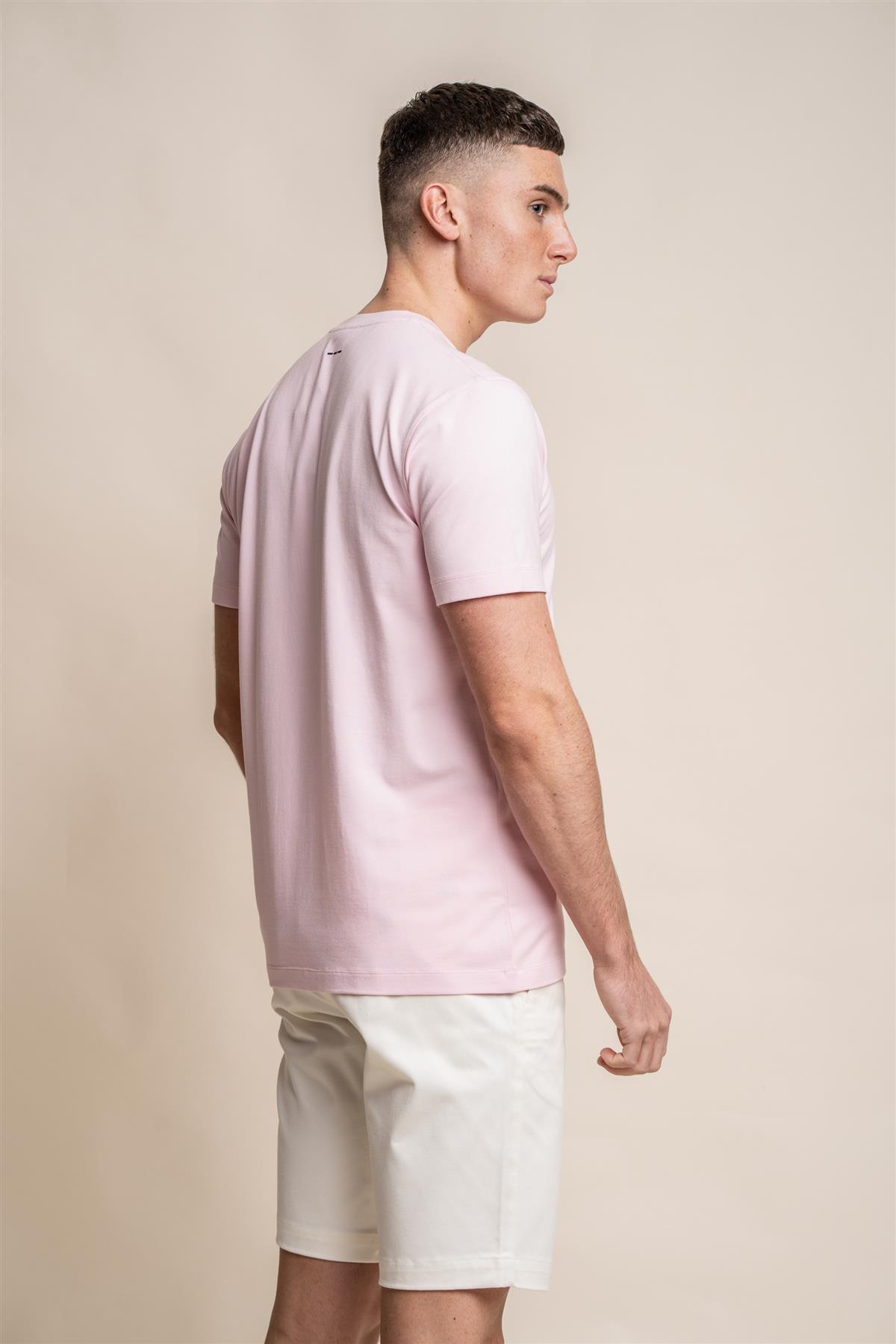 Cavani Bogart Pink - T-shirt heren 3