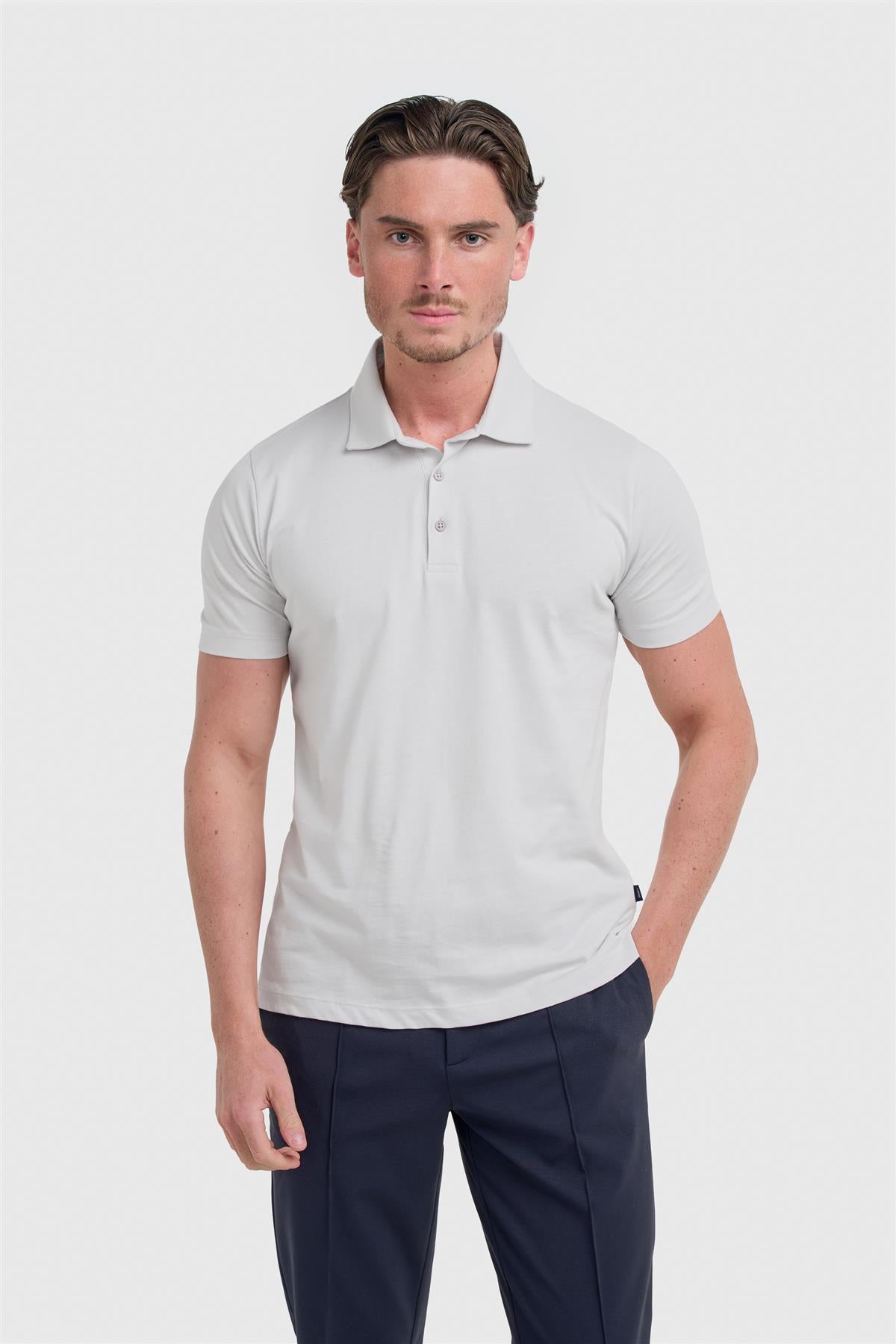 Cavani Sanchez Slate - Katoenen polo heren 1