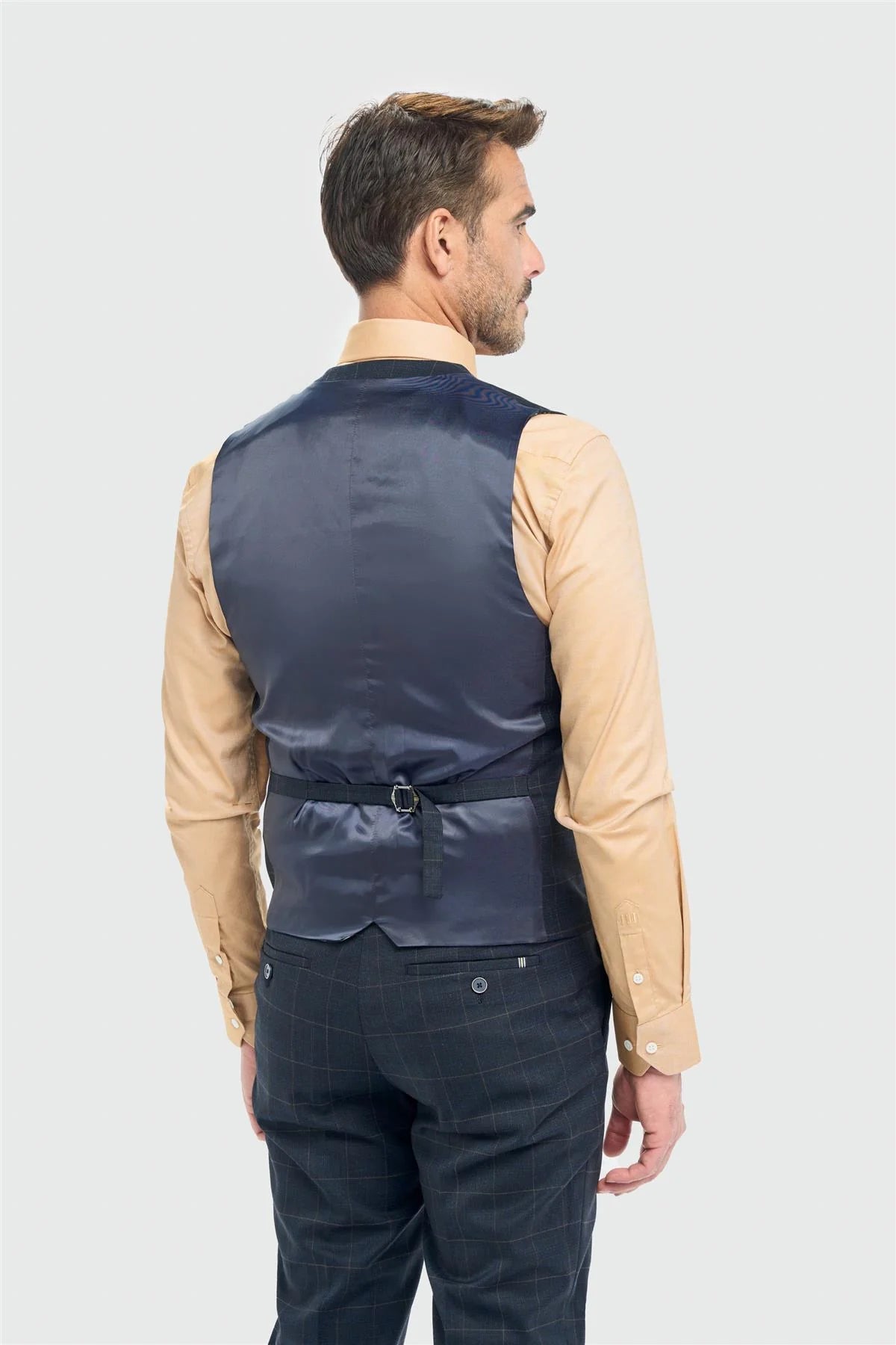 Cavani - Gilet Torino Navy Single Breasted