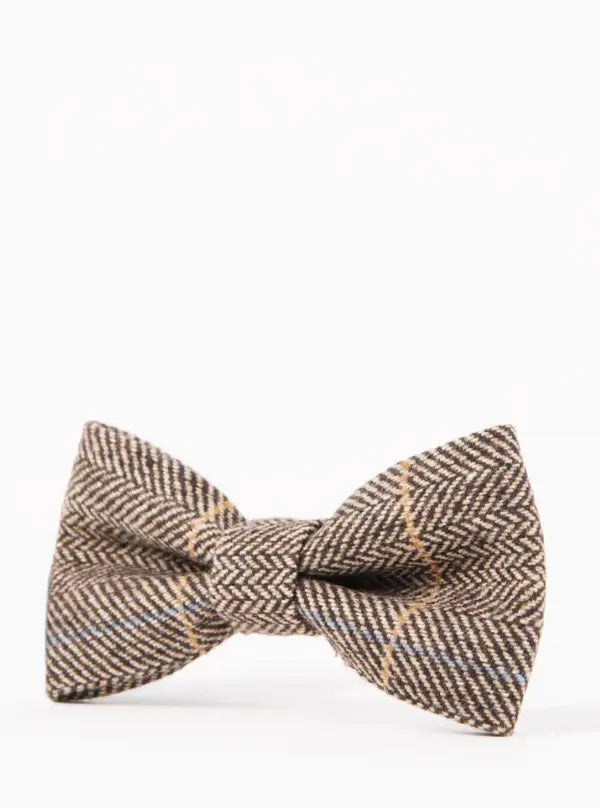 Bow Tie Ted Tan Tweed - vlinderstrik