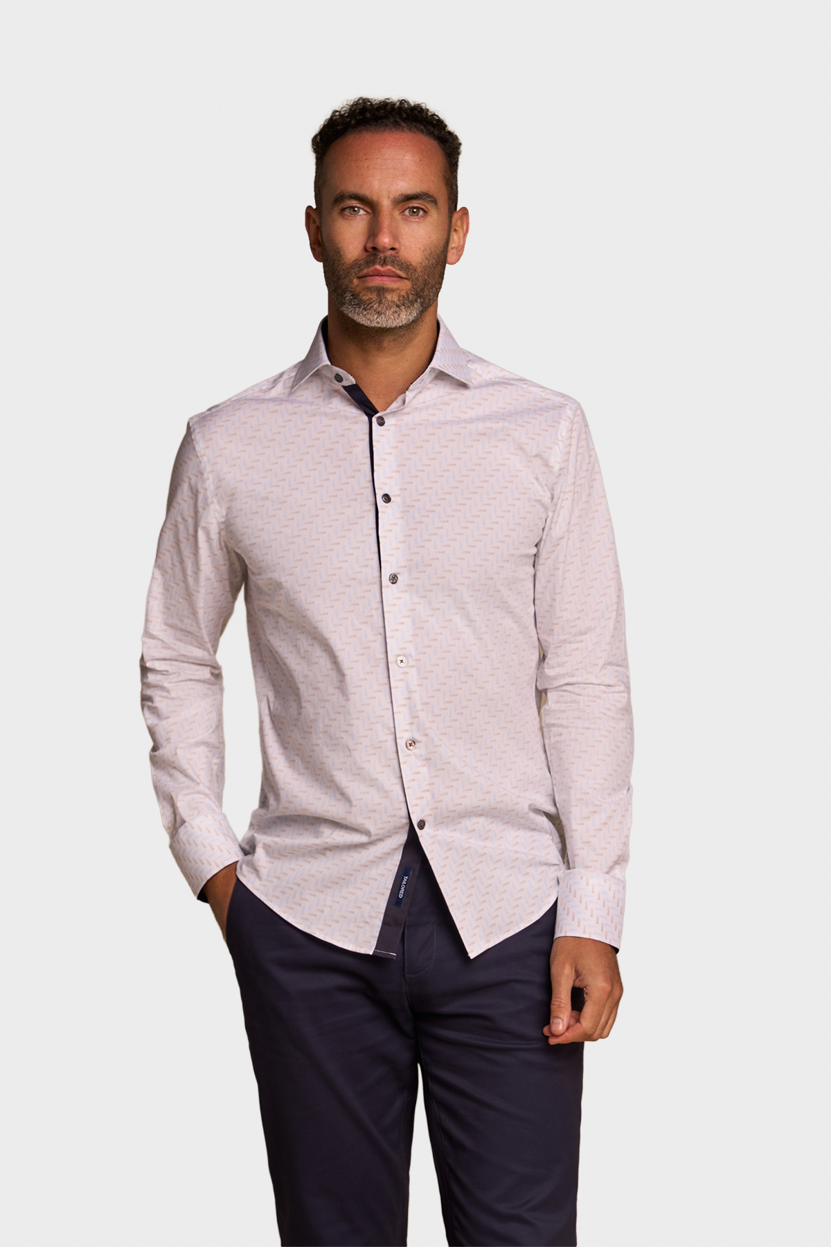 Cavani Breeze - Overhemd met geometrische print heren 1
