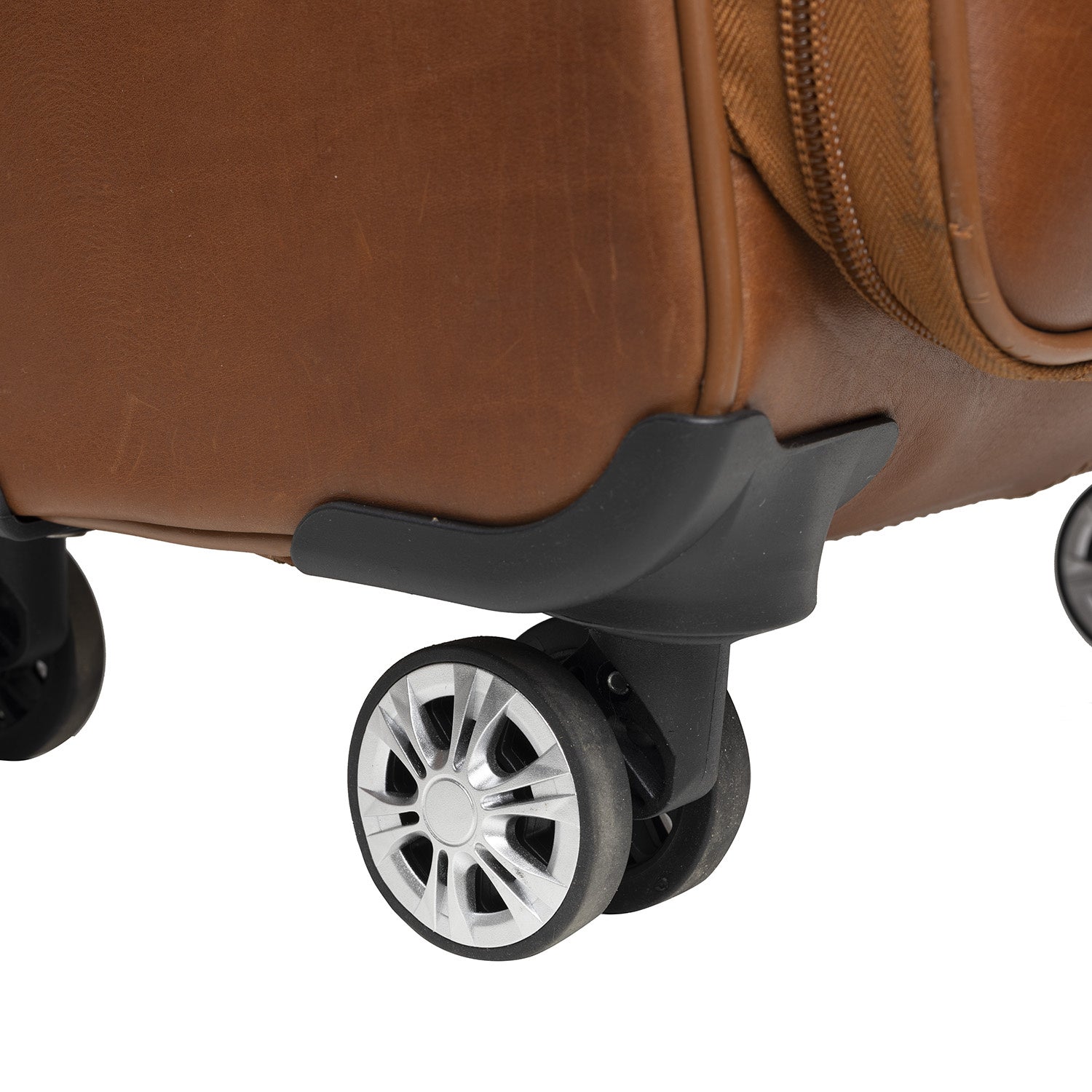 Leren Trolley Koffer Cognac Key Largo