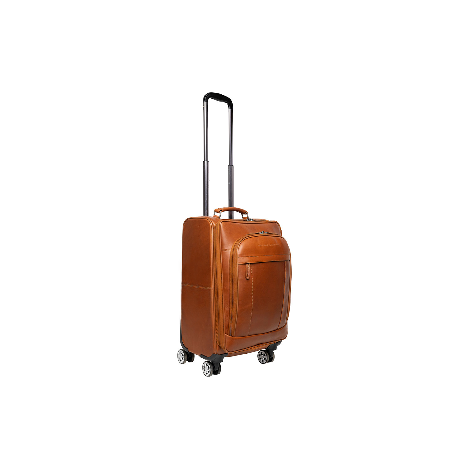 Leren Trolley Koffer Cognac Key Largo