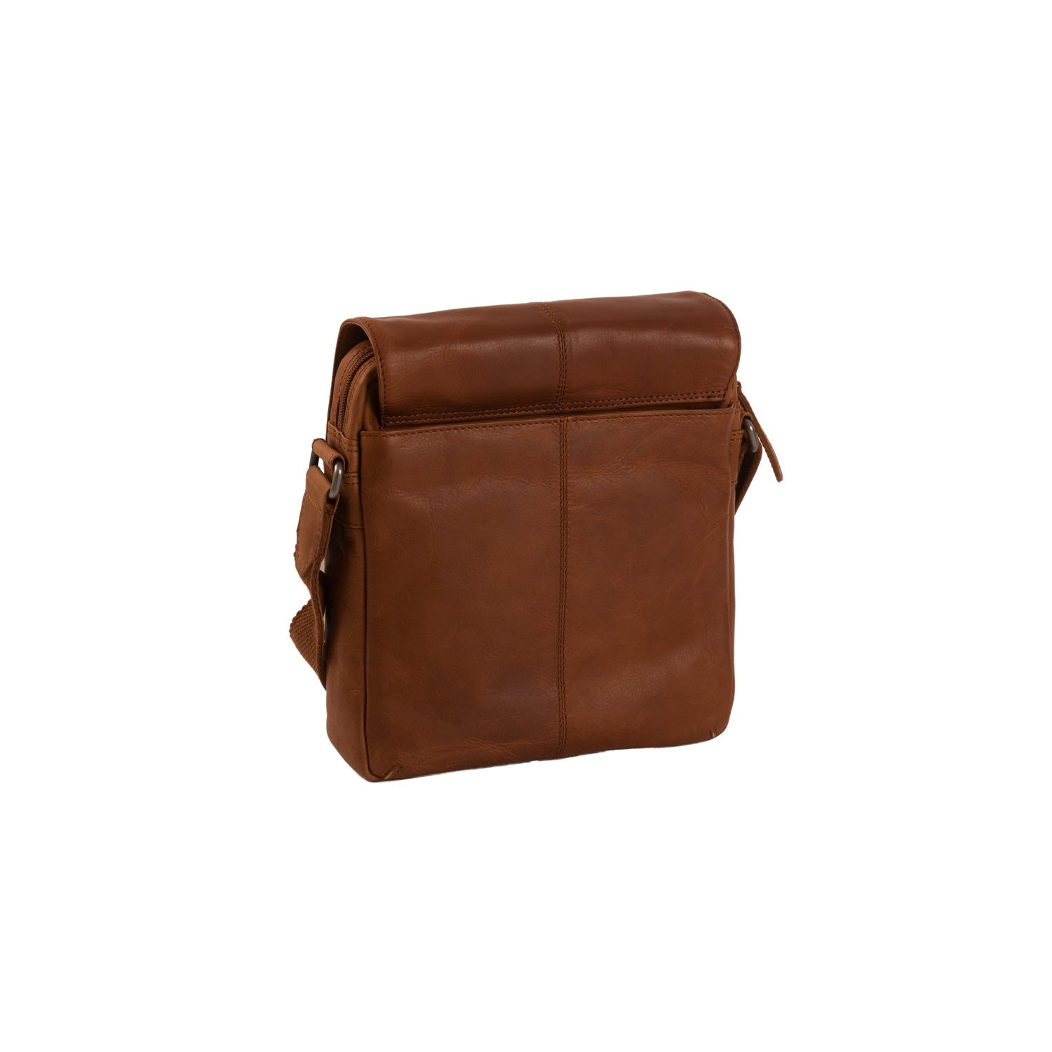 Leren Crossbody Tas Cognac Remy