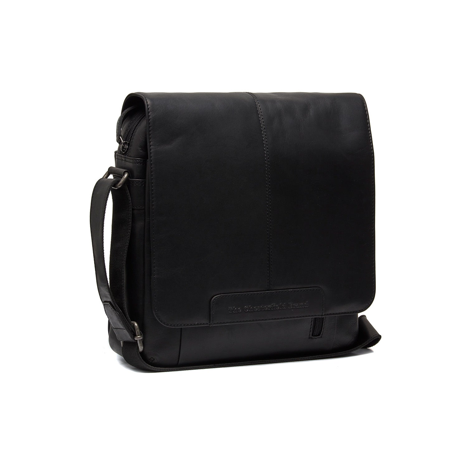 Leren Crossbody Tas Zwart Raphael