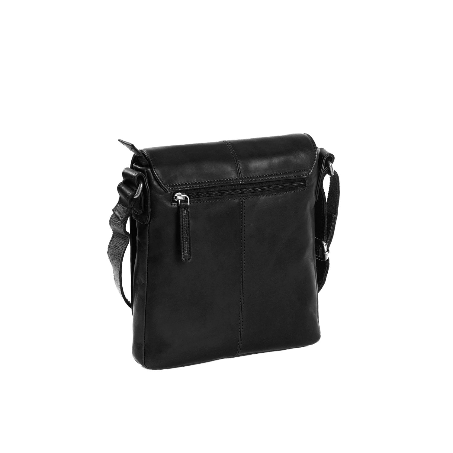 Leren Crossbody Tas Zwart Bodin