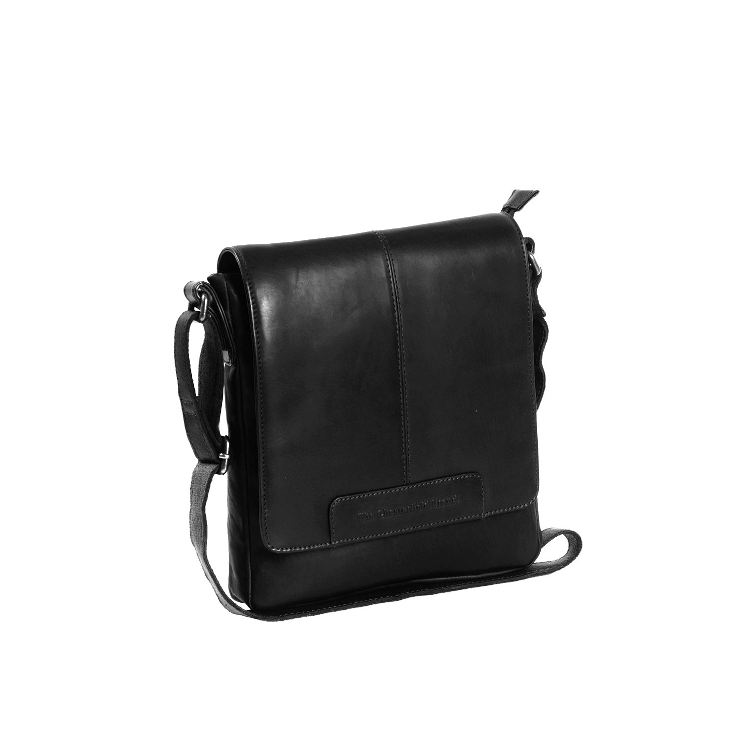 Leren Crossbody Tas Zwart Bodin