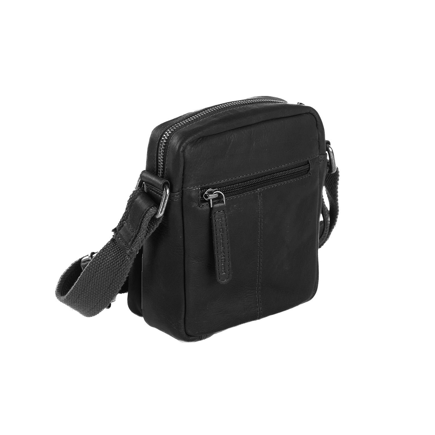 Leren Crossbody Tas Zwart Bremen