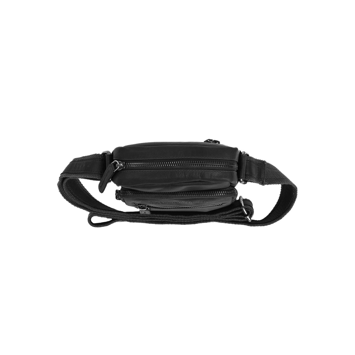 Leren Crossbody Tas Zwart Bremen