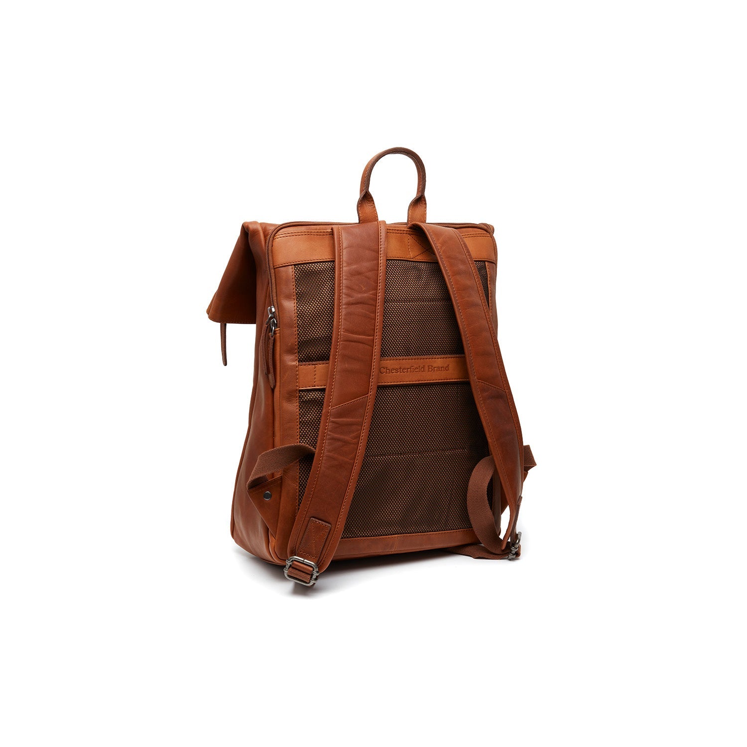 Leren Laptoprugzak Cognac Savona