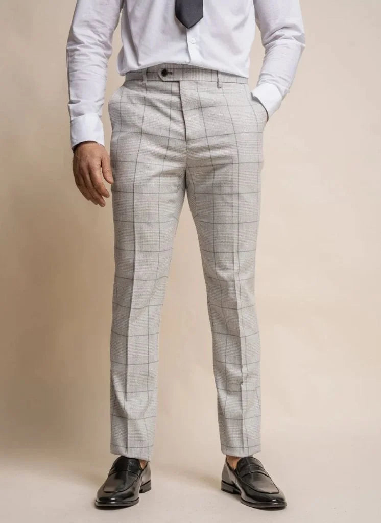 Cavani - Pantalon Check Radika Grey