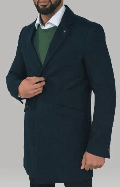 Cavani Romano coat - navy blue - jas