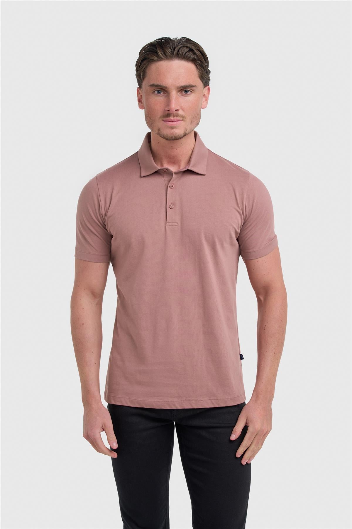 Cavani Sanchez Mauve - Katoenen polo heren 1