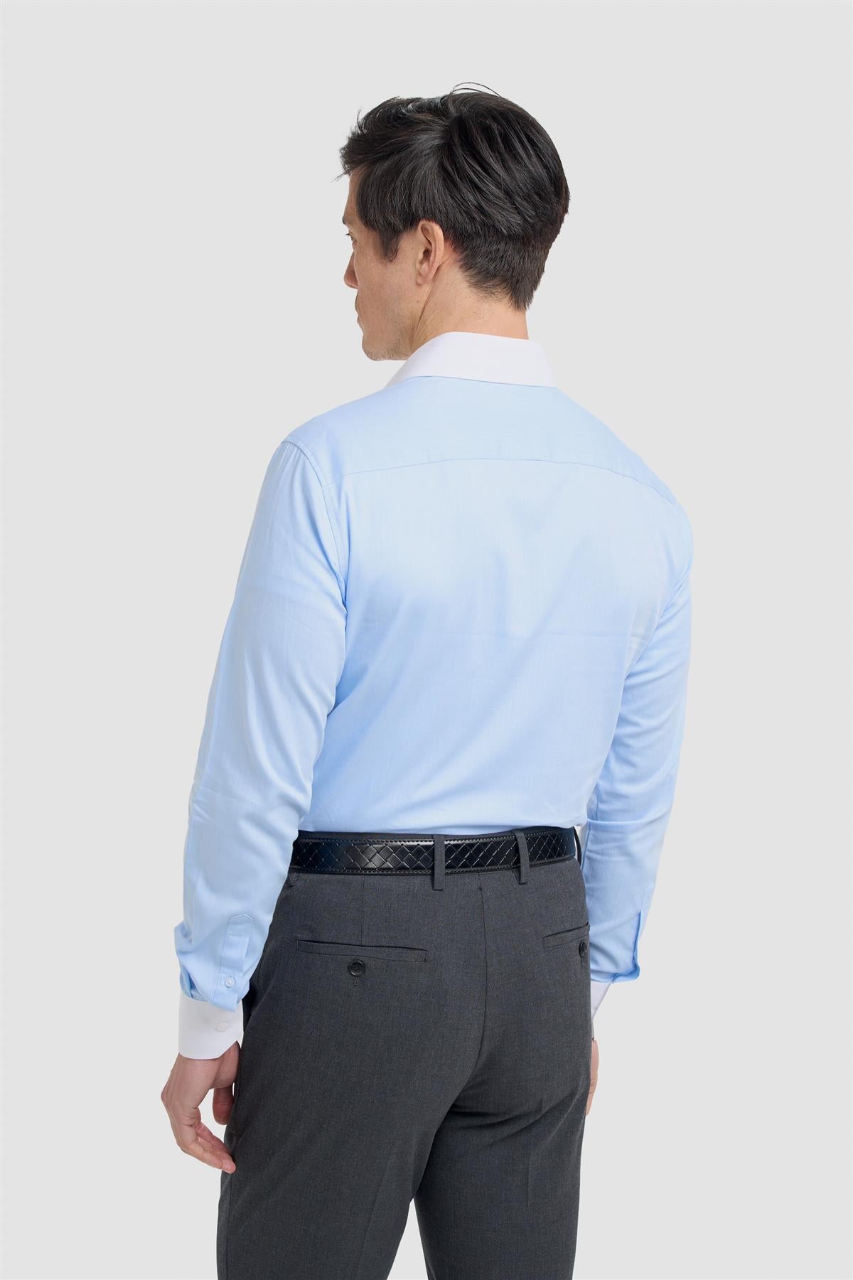 Cavani Barnaby Blue - Overhemd heren 3