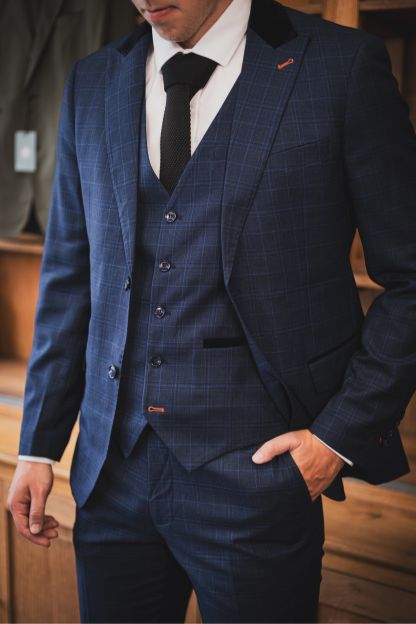 CASTLESON - Colbert Corporal Check Navy