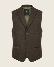 CASTLESON Chief – Gilet Bruin Heren
